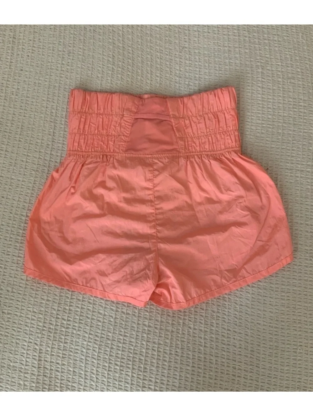 Free People Push the Way Papaya Swish Athletic Shorts - Small